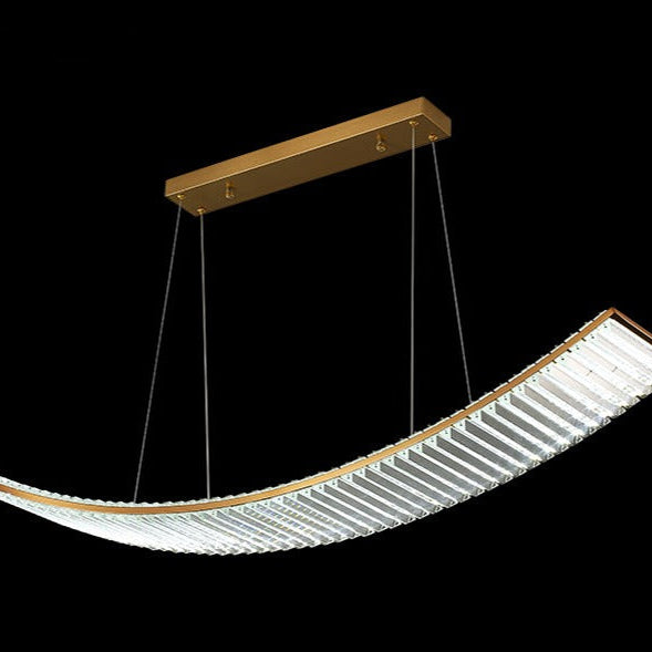 Sophia’s Luxurious Arch Chandelier - Modern Crystal Brilliance 90Cm (35.4’) / White (4500K)