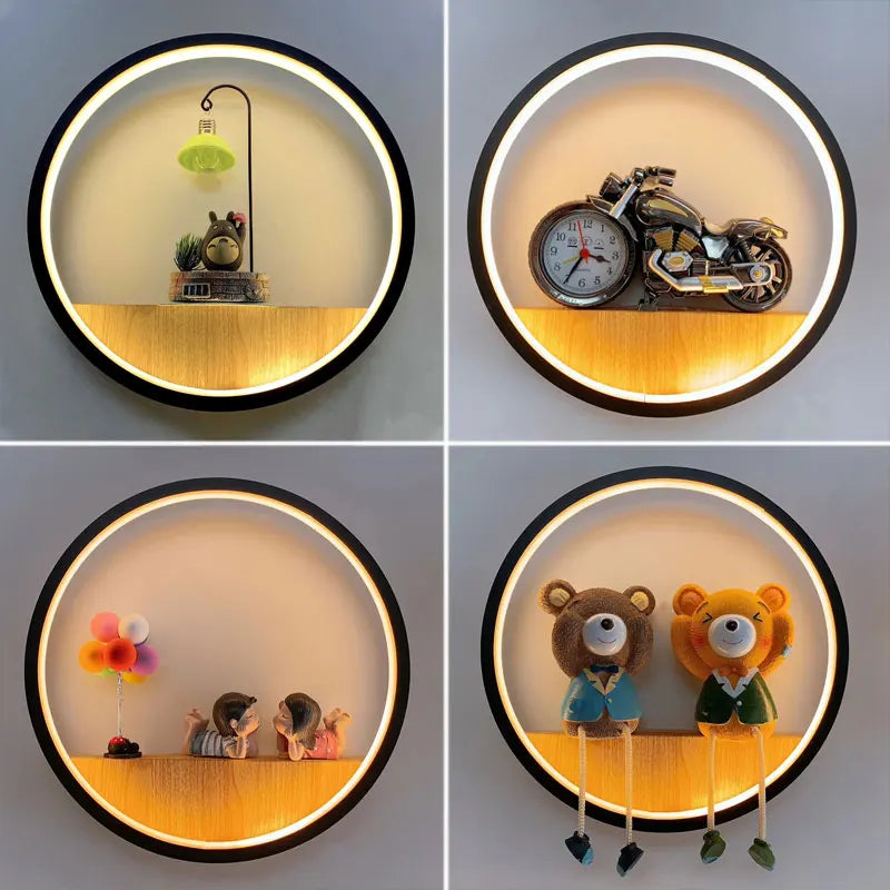 Dlight Decor Minimalist Cartoon Wall Light for Kids Wall Art
