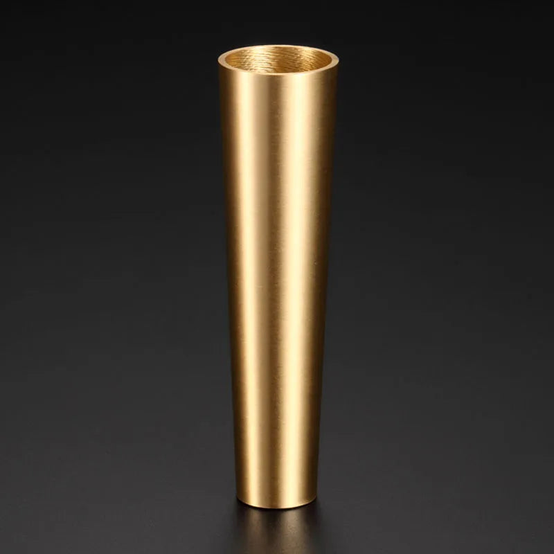 High Brass Cabinet Leg Covers – Gold Chair Cups and Table Feet Protectors for Furniture Cabinet Legs