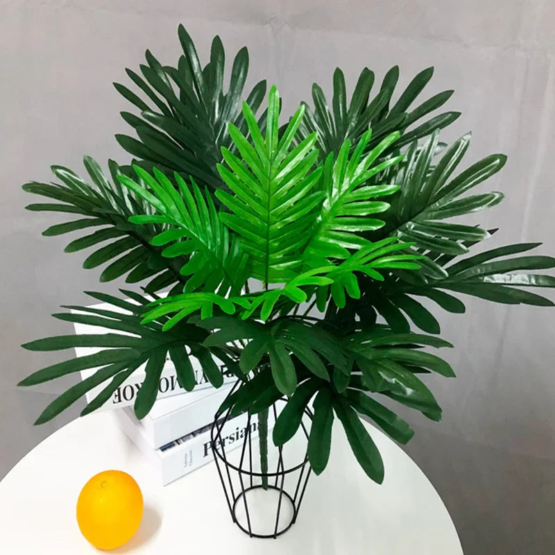 Dlight Decor 50cm Palm Plant with 18 Tropical Leaves 50cm 18Leaves