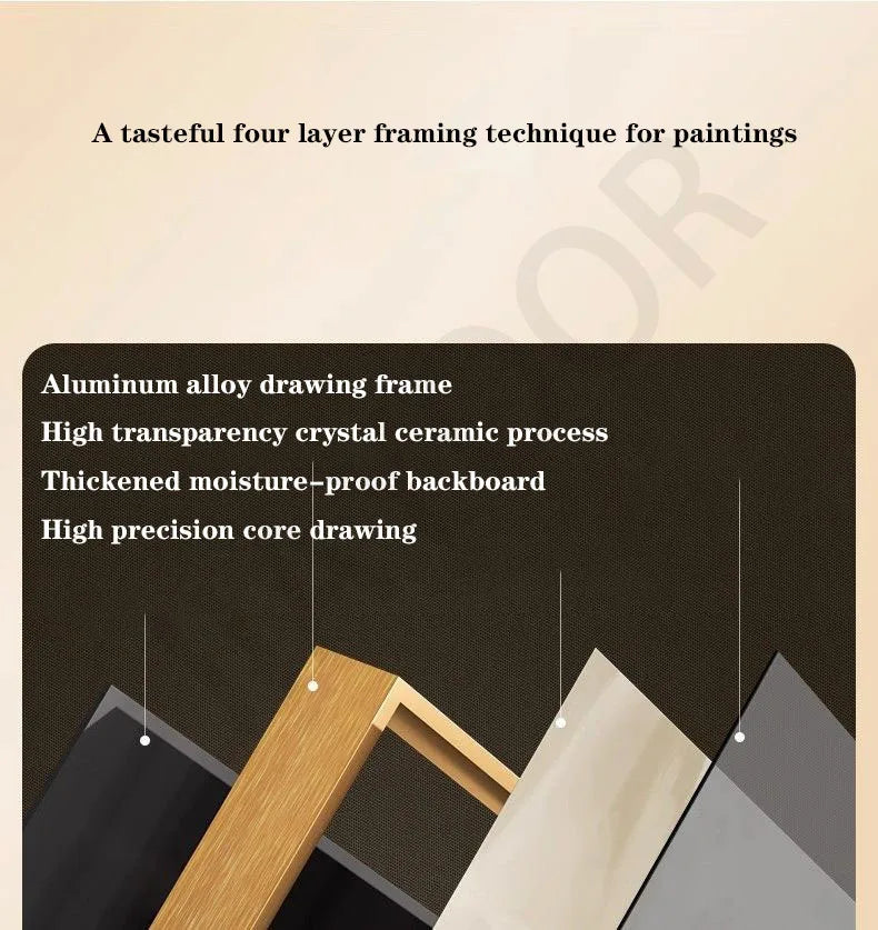 Dlight Decor Wall Clock Lamp with Crystal Glow Wall Art