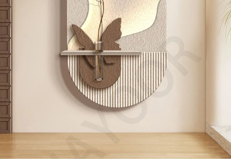 Dlight Decor Vase Plant Wall Lamp for Entry Spaces Wall Art