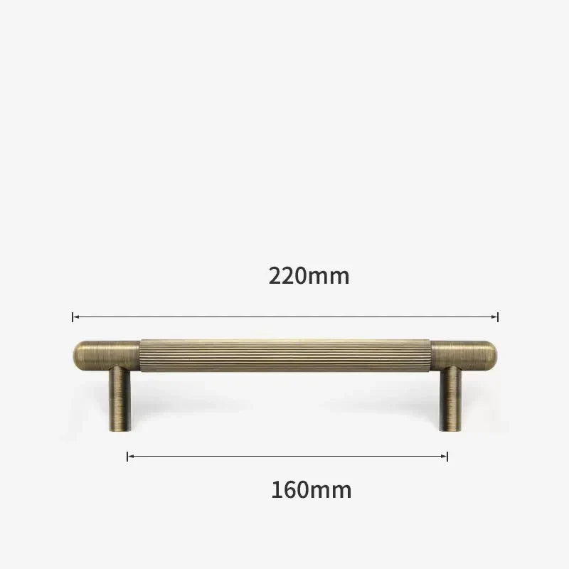 Bronze Cabinet Handles – Antique Furniture Pulls for Wardrobe Vintage Drawer and Cupboard 220mm Handles