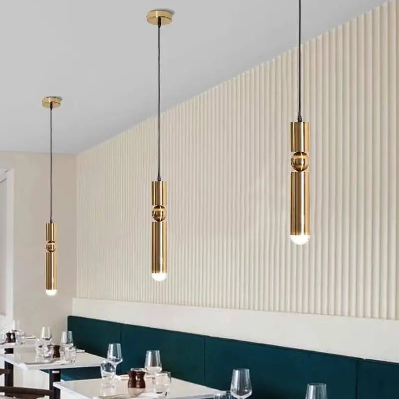 Nordic Simple Loft Restaurant Bar Window Single Head Pendant Lamp Gu10 Bedroom Bedside Coffee Hotel