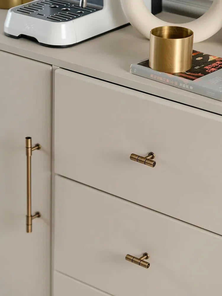Gold and Bronze Brass Wardrobe Handles – Vintage Cabinet Drawer Pulls and Bar Handles Handles