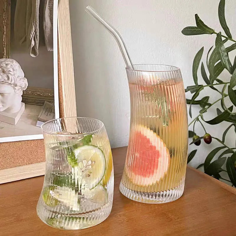 Dlight Decor Irregular Glass Mug 325ml or 500ml Cocktail Glasses