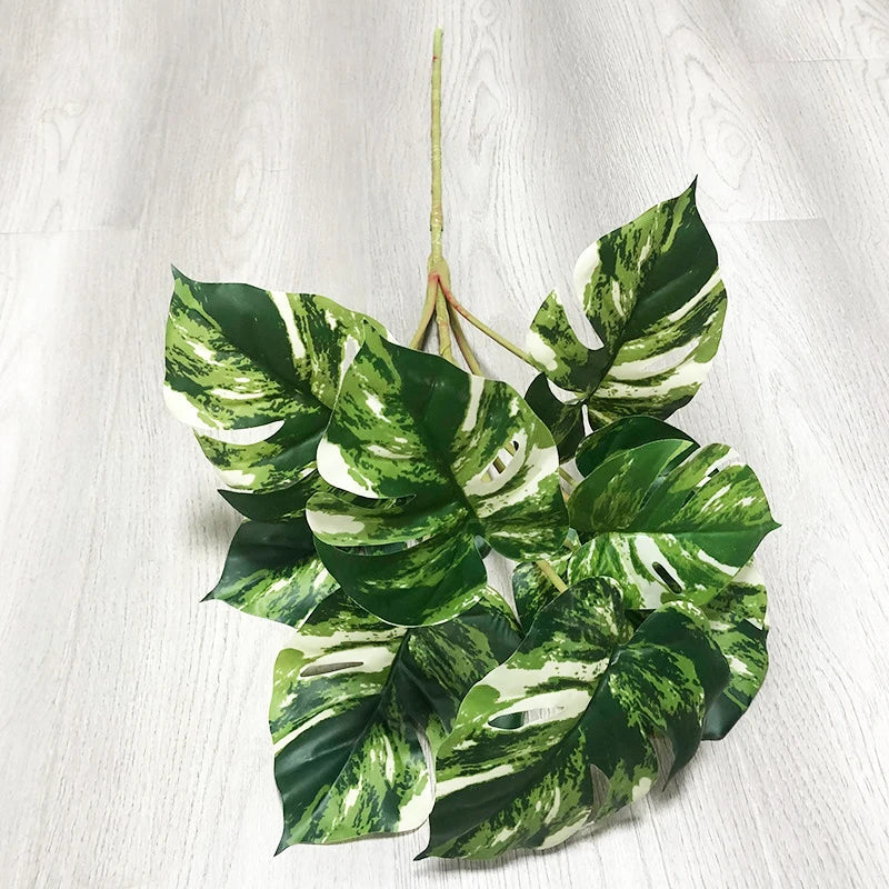 Dlight Decor 90cm Monstera Branch with Tropical Turtle Leaves A