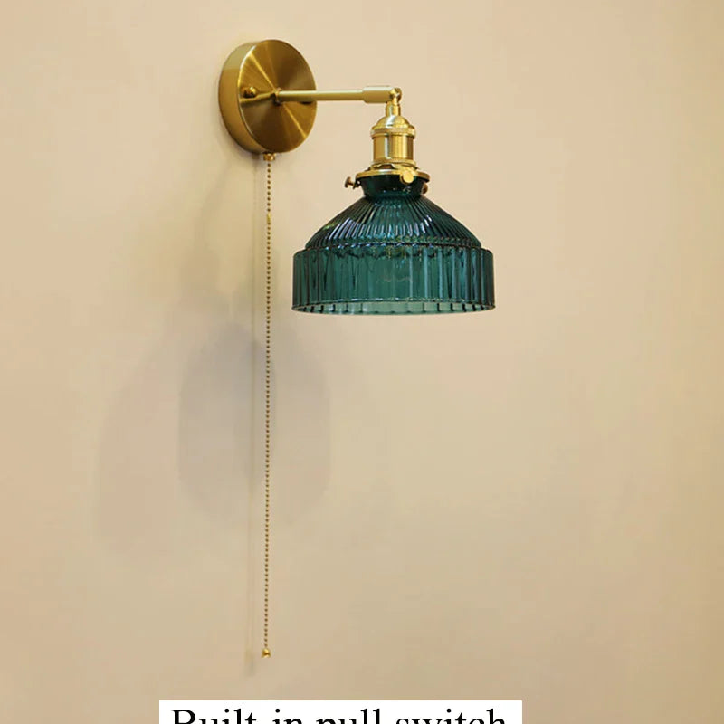 Vintage Nordic Wall Light With Switch - Stylish Lighting For Living Rooms And Bedside Reading Wall