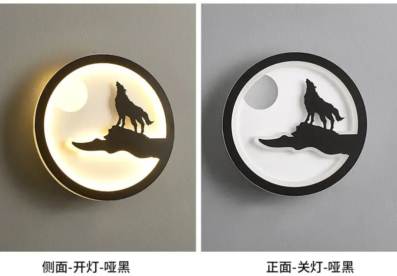 Dlight Decor Nordic Character Glow Wall Lamp Wall Art