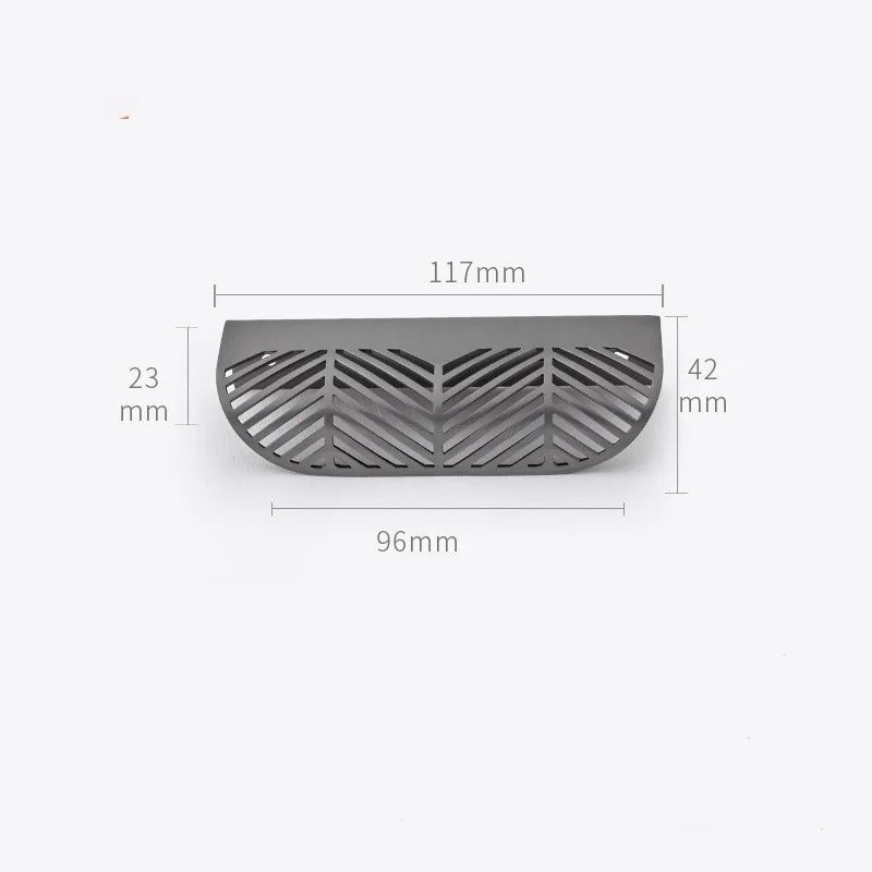 Leaf Shape Brass Handles – Hidden Knobs for Furniture Drawer Dresser and Wardrobe TB-3001-G117 Knob