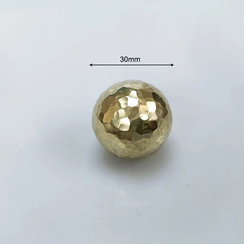 Brass Ball Cabinet Knobs – Modern Wardrobe Handles and Dresser Pulls TB-0701-30 / 1 piece Knob