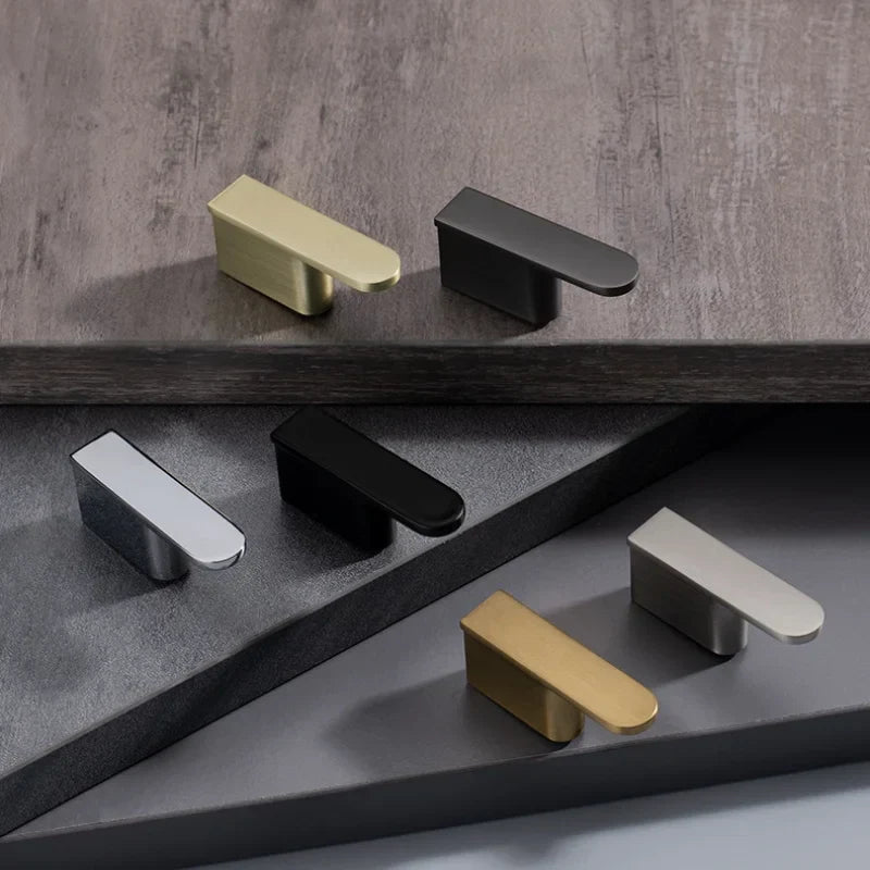 Luxury Zinc Alloy Cabinet Handles - Modern Drawer Pulls for Wardrobes Closets and Furniture Handles