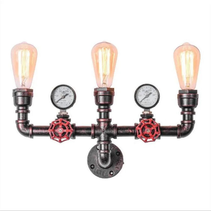 Industrial Vintage Wall Lamp - Retro Iron Pipe For Living Room And Loft Decor Wall Light