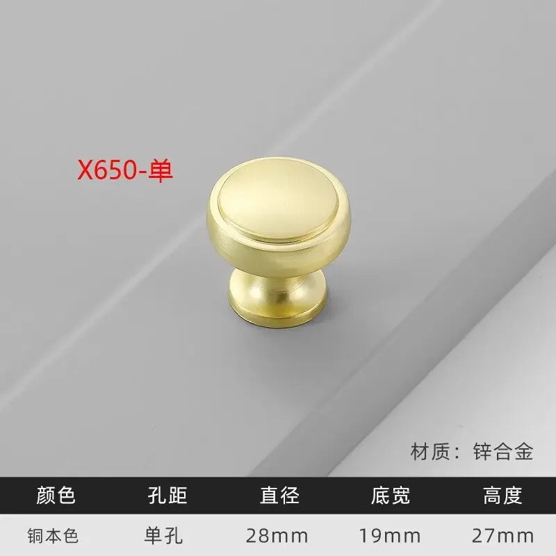 Modern Gold Kitchen Cupboard Drawer Handles – Chinese Style Decorative Knobs X650- Handles