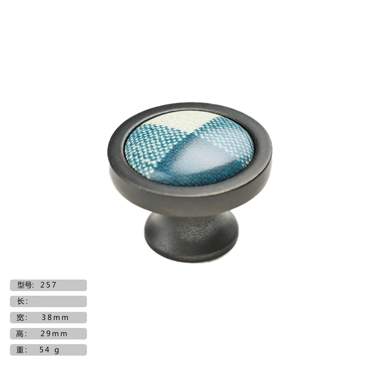 Precision Ceramic Cabinet Handles – American Style Plaid Knobs for Wardrobes and Kitchen Furniture 257 Handles
