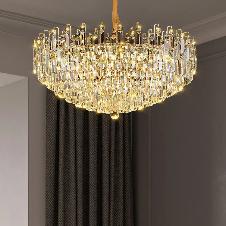 Exquisite Light Luxury Crystal Chandelier For Elegant Living And Dining Spaces Chandelier