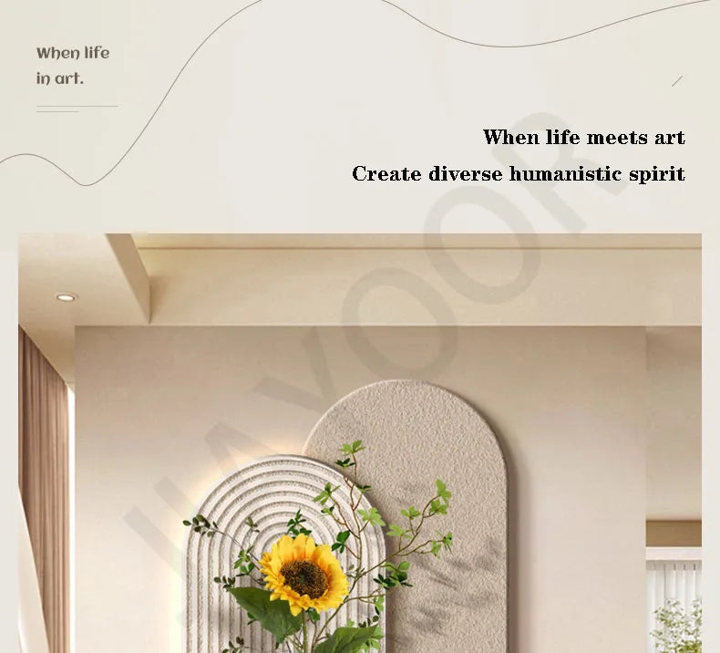 Dlight Decor Vase Plant Wall Lamp for Entry Spaces Wall Art