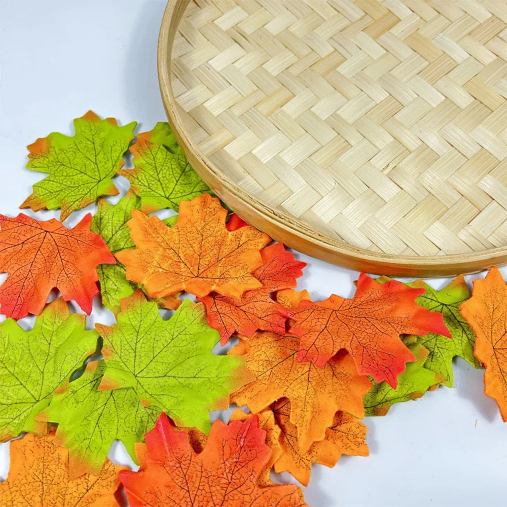 Dlight Decor Maple Leaves Set for Autumn Wall and Table Decor