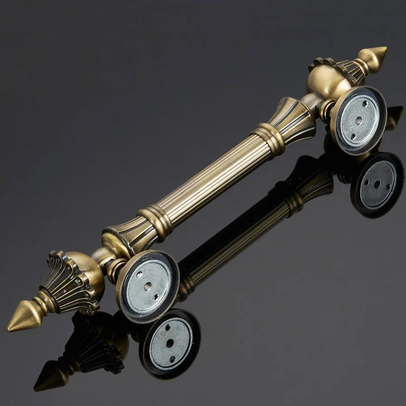 Antique Bronze Zinc Alloy Door Pull – Elegant Long Handle for Glass Wooden or Alloy Doors (280-550mm) Handles