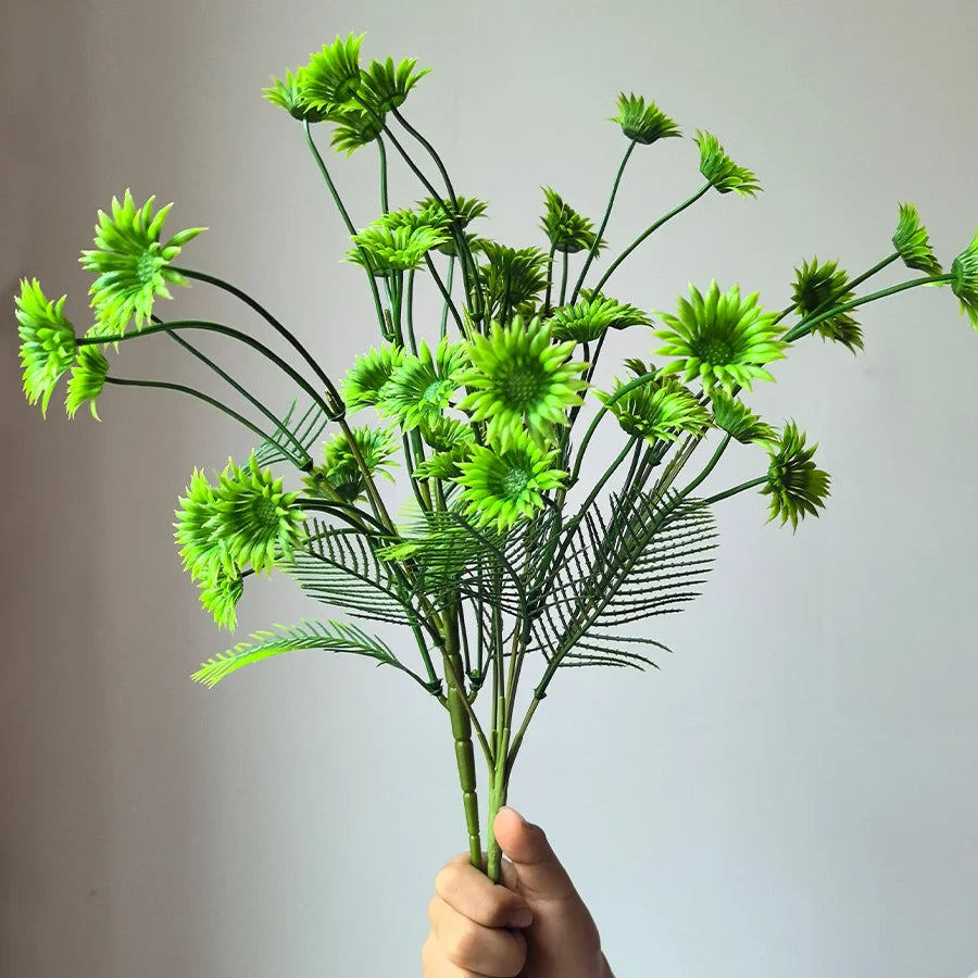 Dlight Decor 37cm Eucalyptus Money Plant Branch for Home and Garden Decor