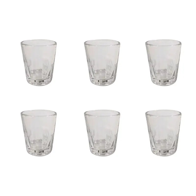 Dlight Decor 6pc Mini One-Sip Glass Set for Tea & Wine 20ml / 6pcs Cocktail Glasses