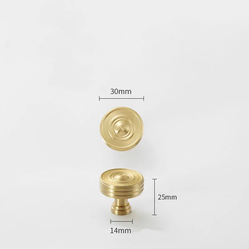 Satin Gold Furniture Handle – Solid Brass Cabinet Knobs and Drawer Pulls (50mm-358mm) knob Handles