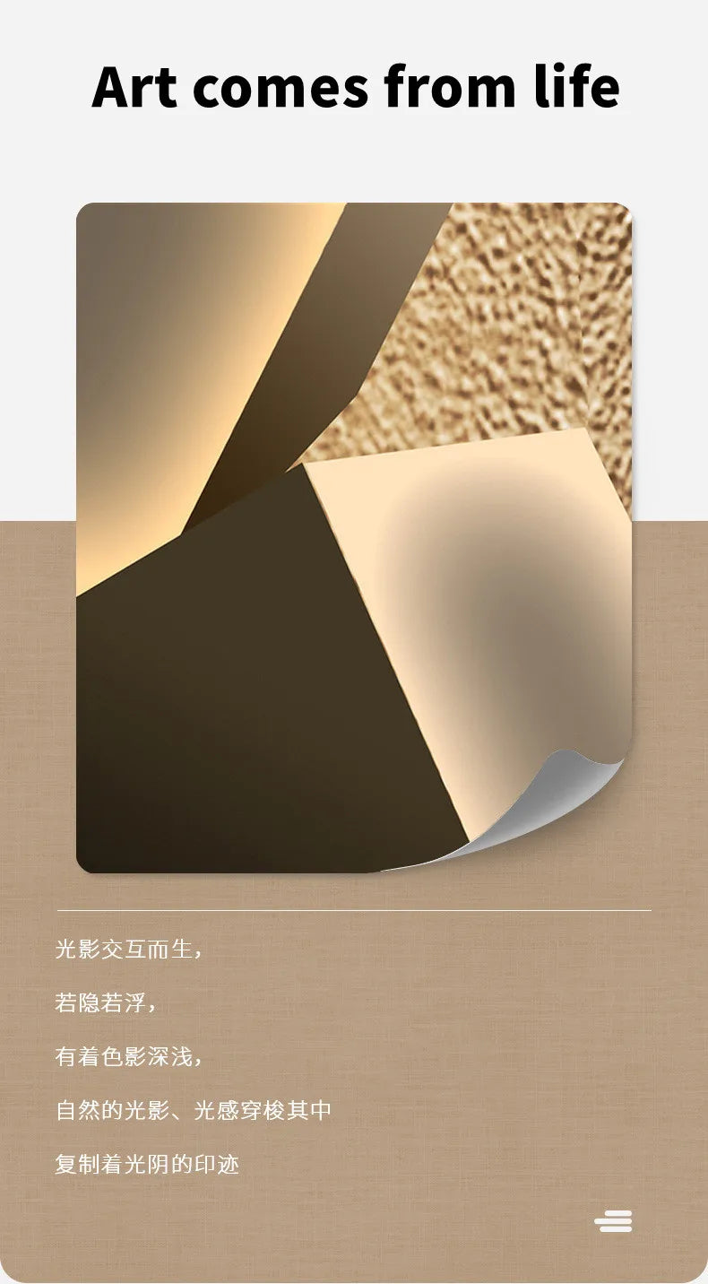 Dlight Decor Crystal Wall Art Glow Lamp for Interiors Wall Art