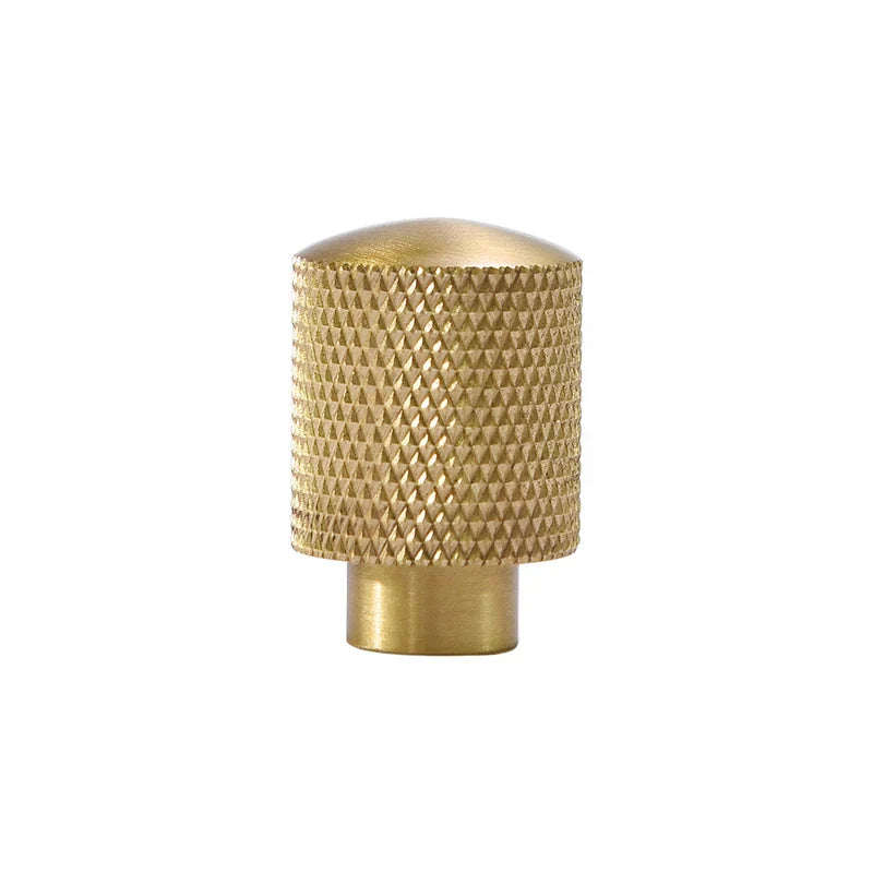 Mesh Pattern Brass Cabinet Knobs – Knurled Drawer Handles and Furniture Door Pulls 1 piece / 20x30x12mm Knobs