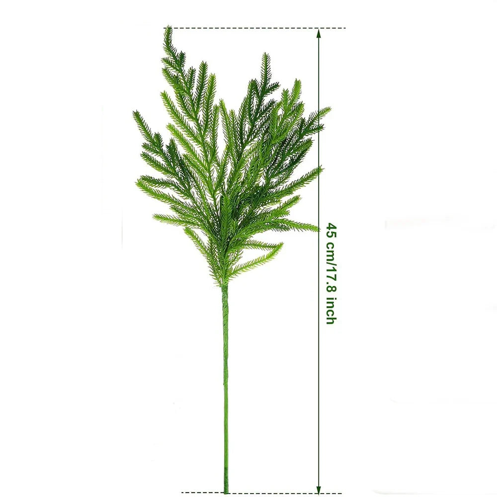 Dlight Decor Artificial Pine Branch 45 or 65cm Green Needles 45cm