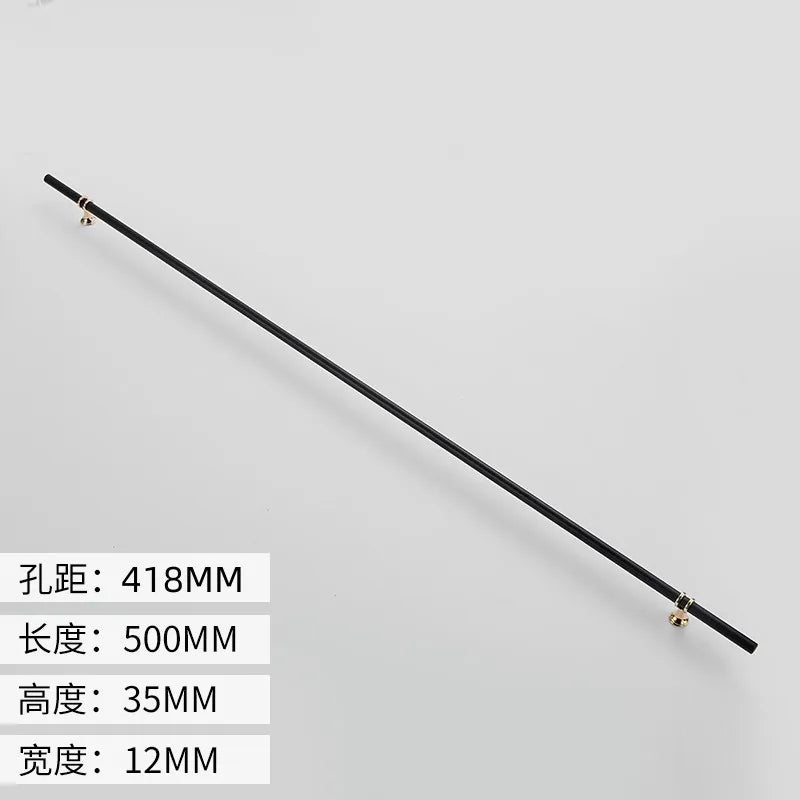 Modern T-Bar Cabinet Knobs and Handles – Sleek and Decorative Design Black rose gold 416 Handles