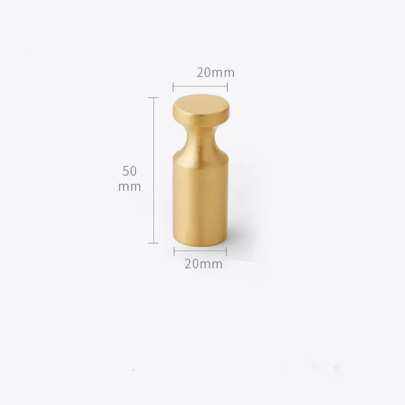 2pcs Simple Brass Wall Hooks – Gold Coat Key and Bag Holders for Home Storage A11 wall Hook