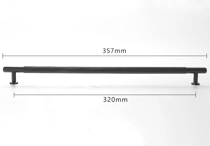 Gold Brass Cabinet Handles – Liner Knobs and Kitchen Drawer Bar Pulls for Furniture pearl gray 357mm Handles