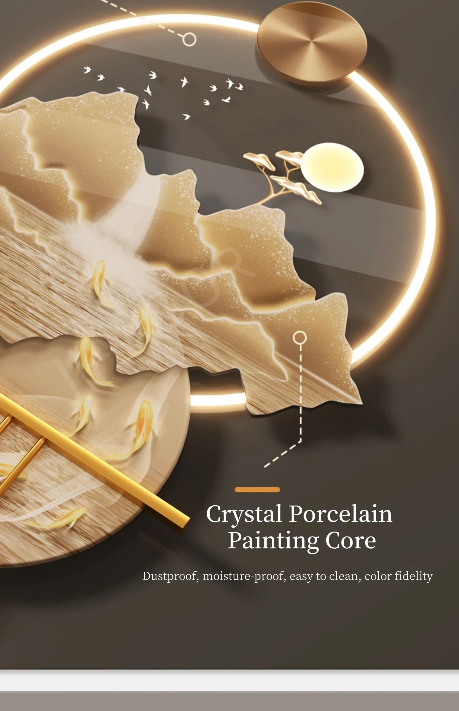 Dlight Decor Butterfly Mural Light for Entrance Walls Wall Art