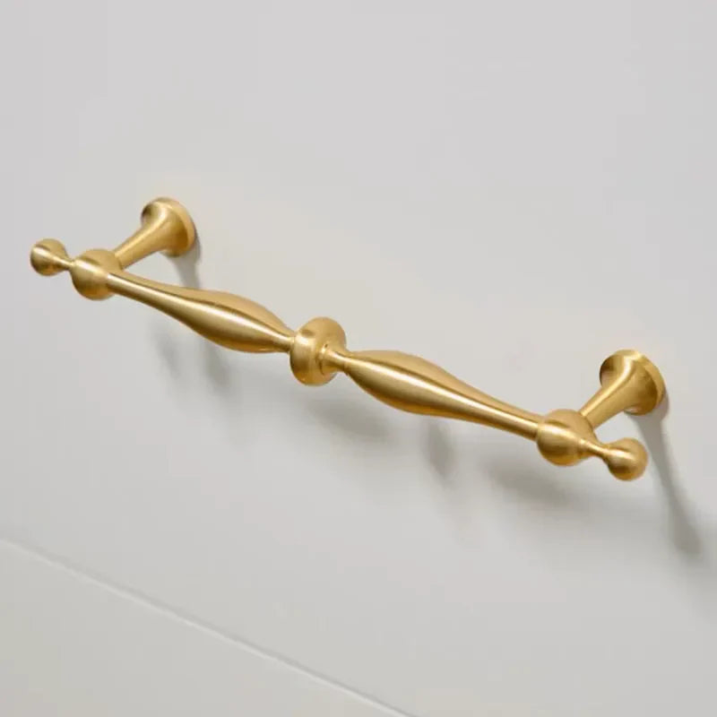 New Brass Cabinet Handles – Modern T-Bar Pulls and Drawer Knobs for Kitchen and Wardrobe Handles