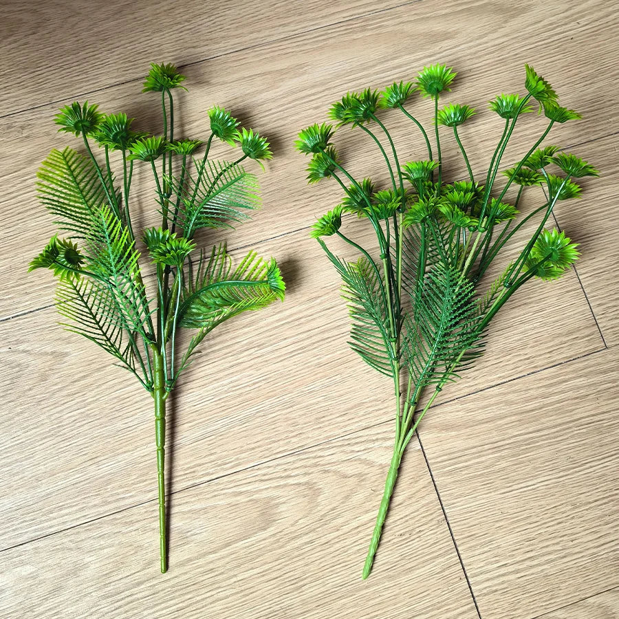 Dlight Decor 37cm Eucalyptus Money Plant Branch for Home and Garden Decor