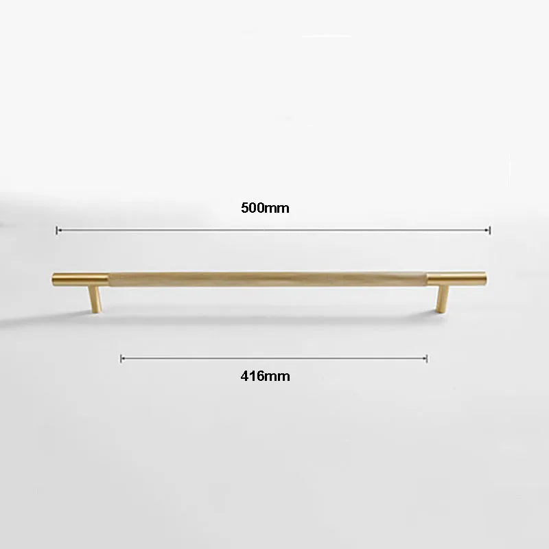 Brass Textured Cabinet Handles – Knurled Wardrobe Pulls and Drawer Knobs for Chest Drawers 9005-500 Handles
