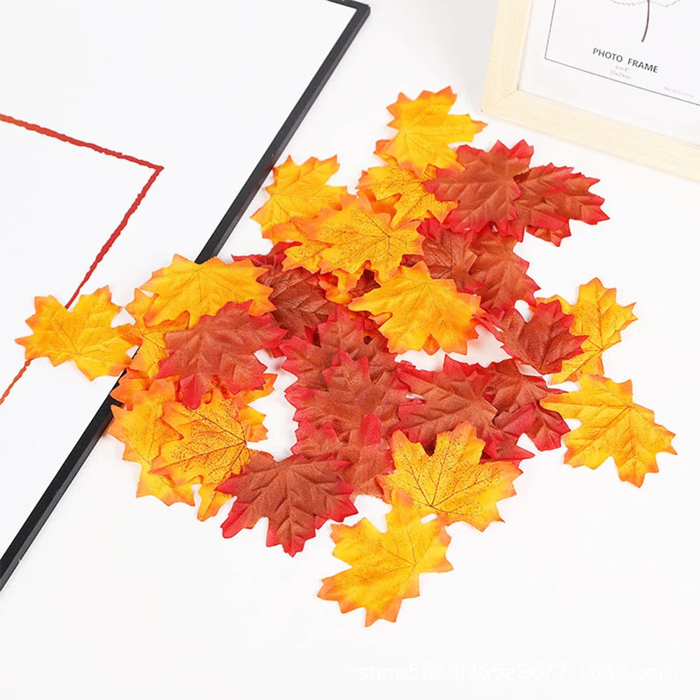 Dlight Decor Maple Leaves Set for Autumn Wall and Table Decor
