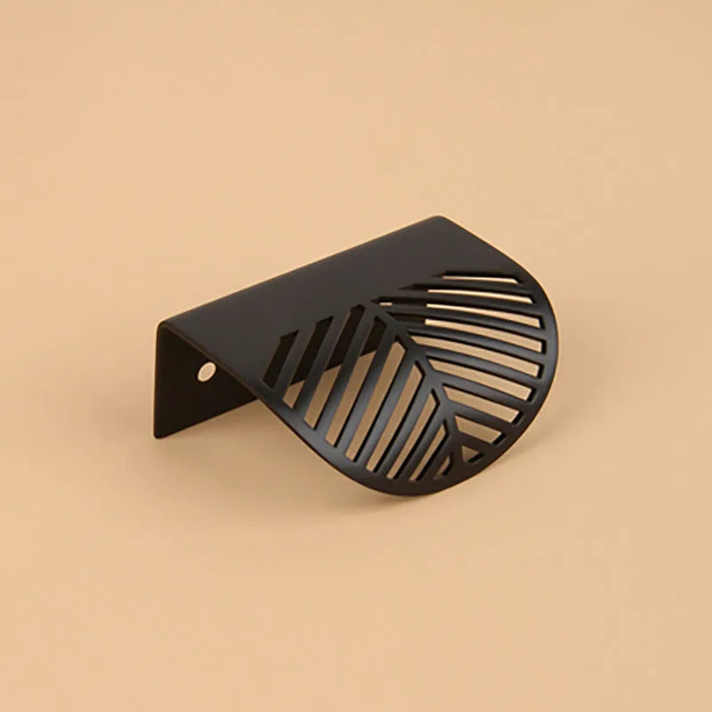 Leaf Shape Brass Handles – Hidden Knobs for Furniture Drawer Dresser and Wardrobe TB-3001-B60 Knob
