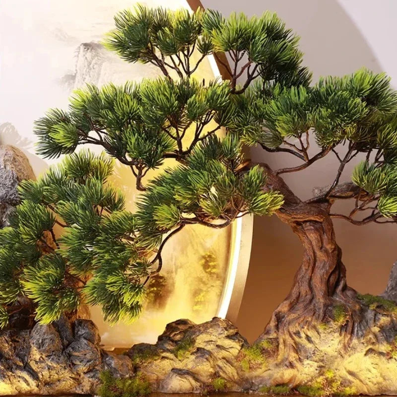 Dlight Decor 3D Wooden Landscape Wall Lamp Wall Art