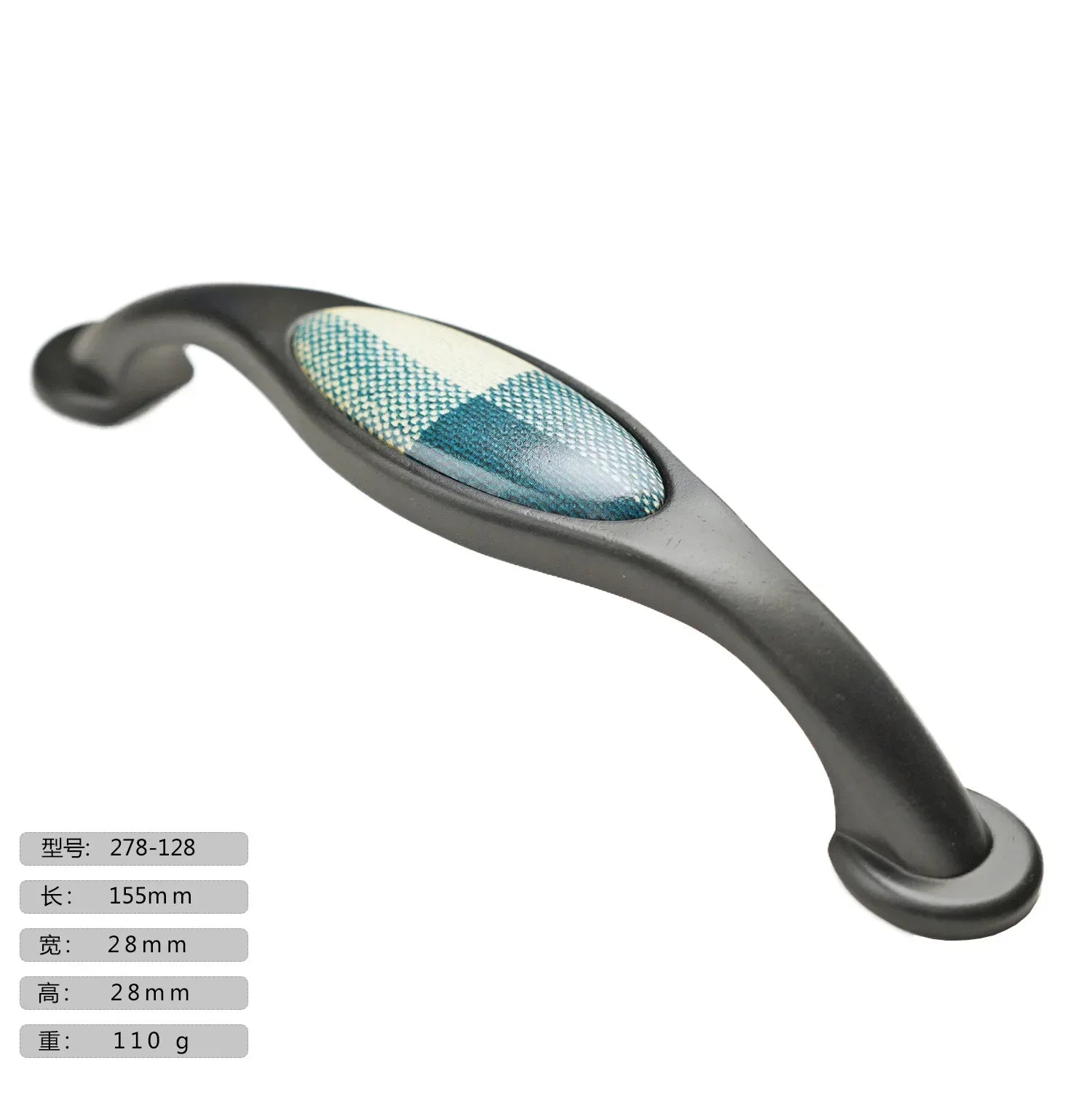 Precision Ceramic Cabinet Handles – American Style Plaid Knobs for Wardrobes and Kitchen Furniture 278 Handles