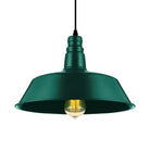 Embrace Industrial Charm And A Pop Of Color: The Red & Green Pendant Light Lighting