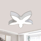 Twinkling Stars For Kids’ Rooms: Led Flush Mount Light White