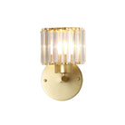 Payton Elegance Meets Prismatic Brilliance: The Gold Wall Lamp With Crystal Shade
