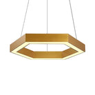 Jordyn Modern Gold Hexagon Pendant Light