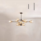 Astounding Sputnik: A Mid - Century Marvel For Modern Spaces 15 / Black Cognac Ceiling Light