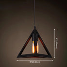 Catherine - Adjustable Industrial Pendant Light With Metal Cage (Various Shapes)