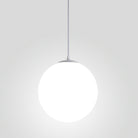 Makayla Elegance Meets Versatility: White Glass Globe Pendant