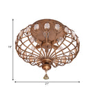 Reese Crystal Cage Chandelier: Modern Elegance Meets Timeless Charm
