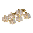 Anya’s Modern Crystal Chandelier - Square Design Ceiling Light