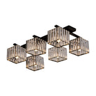 Anya’s Modern Crystal Chandelier - Square Design Ceiling Light
